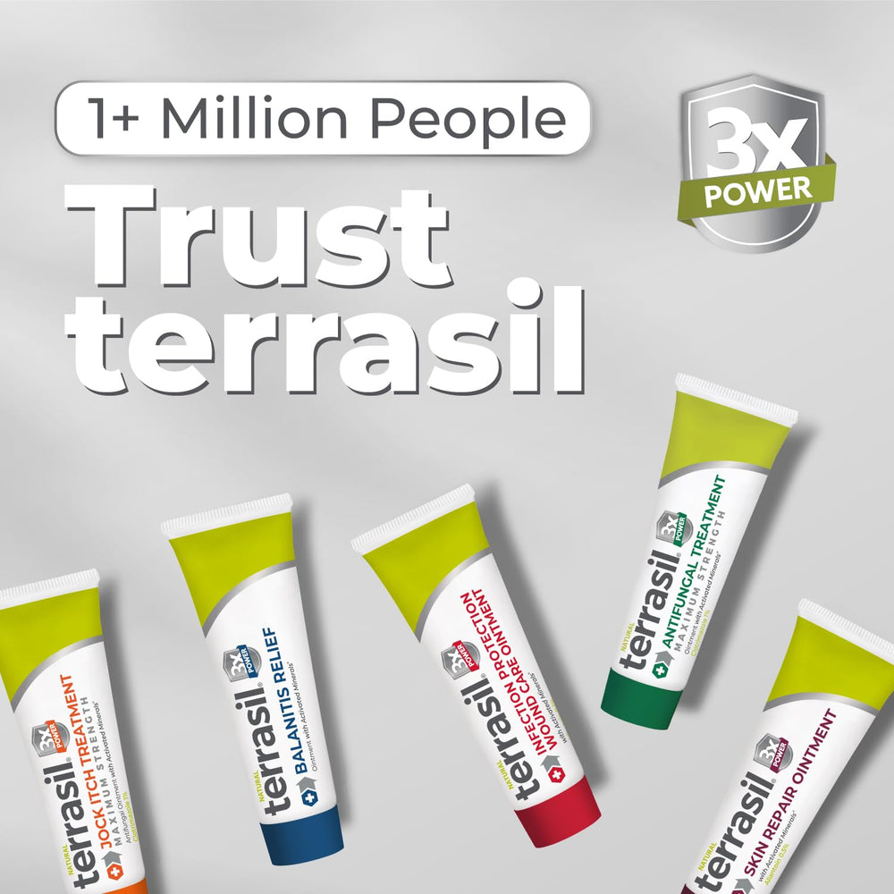 terrasil en botiquín de viaje sugiriendo uso práctico y discreto