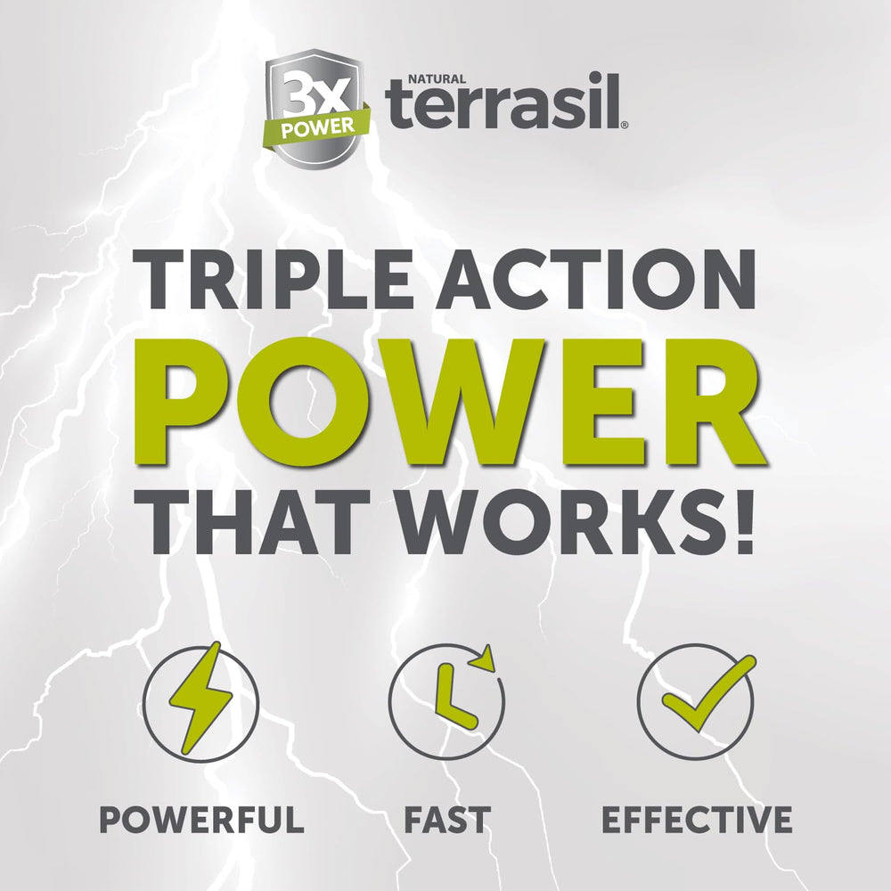 terrasil etiqueta con ingredientes clave resaltando origen natural