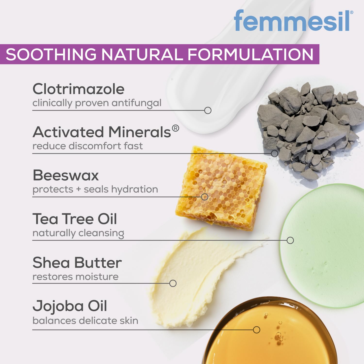 terrasil femmesil tubo abierto con pomada resaltando absorción rápida