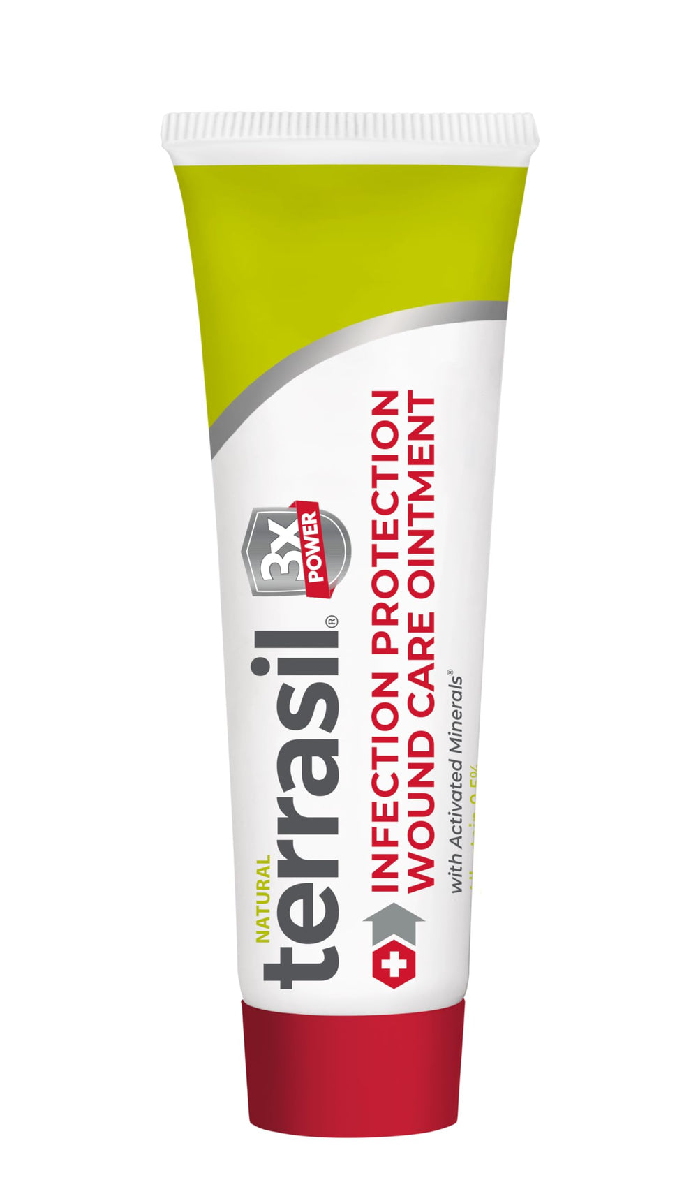 Terrasil frasco 1 oz mostrando el frente y beneficio de protección