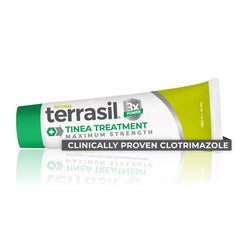 terrasil frente del tubo mostrando diseño y tamaño, confianza en el tratamiento