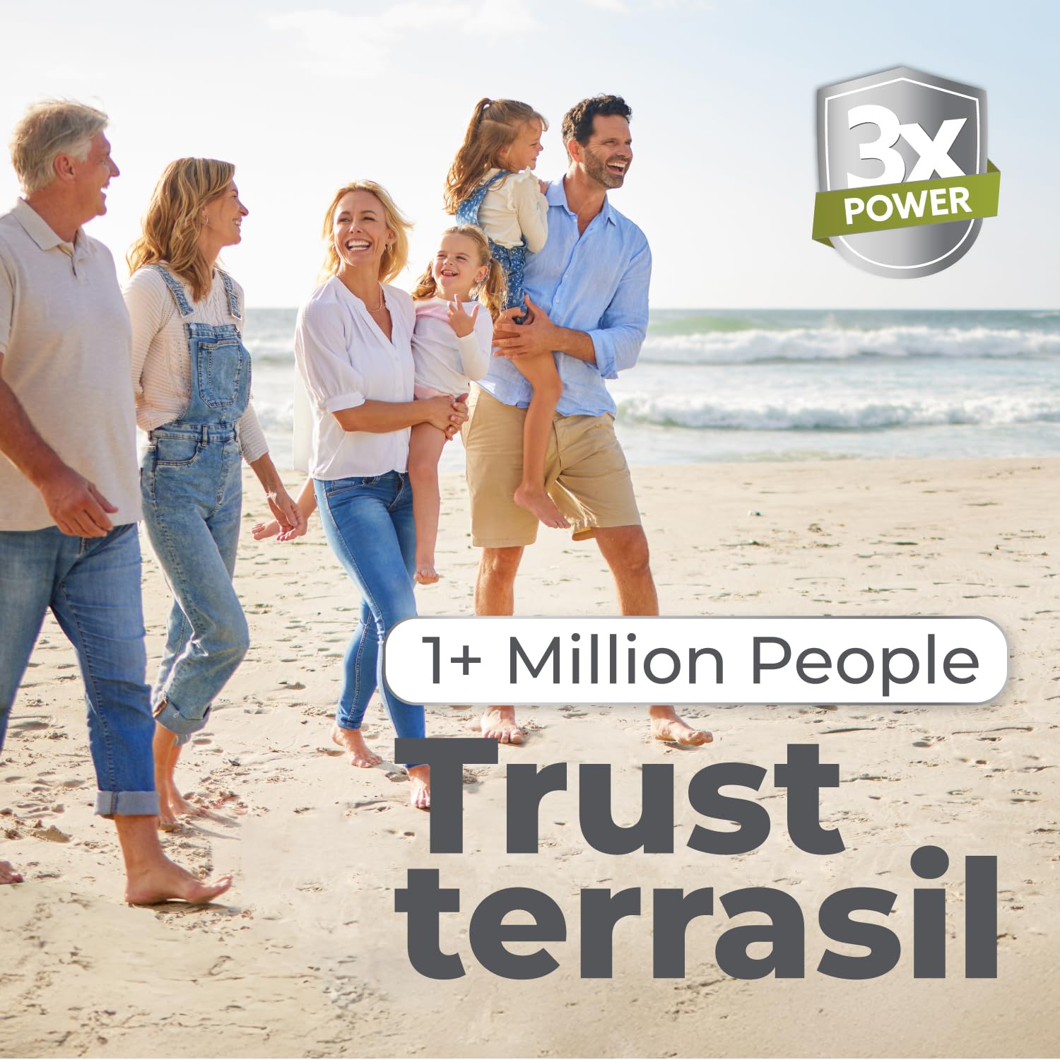 terrasil primer plano de ingredientes naturales que ofrecen suavidad