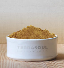 Terrasoul Superfoods polvillo añadido a batido mejor mezcla y conveniencia