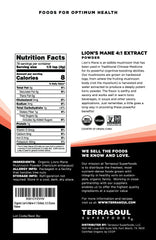 Terrasoul Superfoods textura fina del polvo destacando fácil disolución