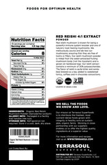 Terrasoul Superfoods textura del polvo de Reishi para mezcla fácil y absorción