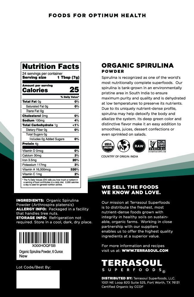 Terrasoul Superfoods textura verde en polvo ilustrando pureza y facilidad de mezcla