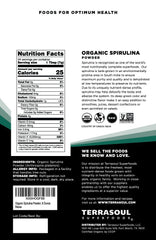 Terrasoul Superfoods textura verde en polvo ilustrando pureza y facilidad de mezcla