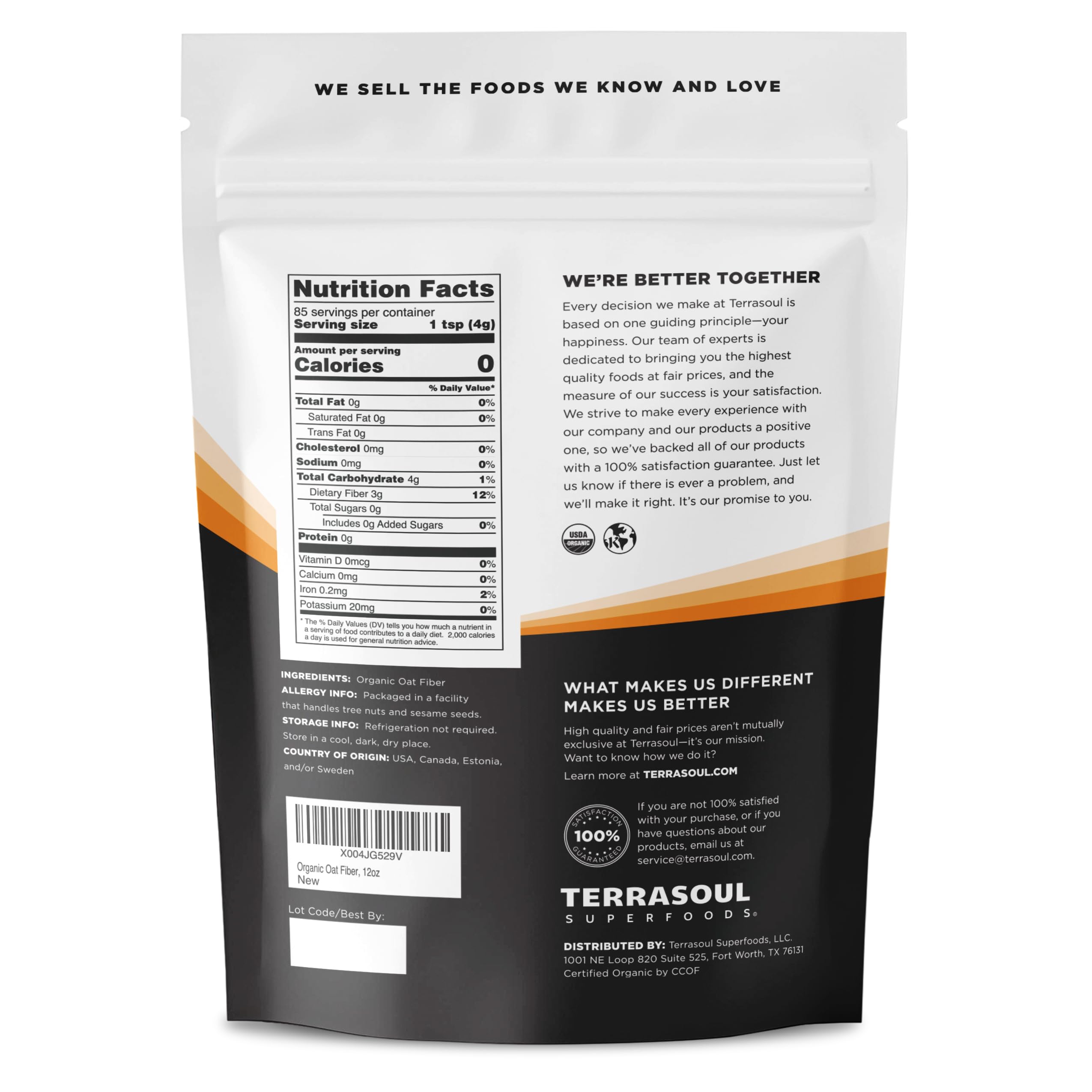 Terrasoul Superfoods detalle de textura en polvo, mezcla fácil y sin grumos