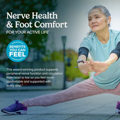 Terry Naturally cápsulas en mano para visualizar la dosificación
