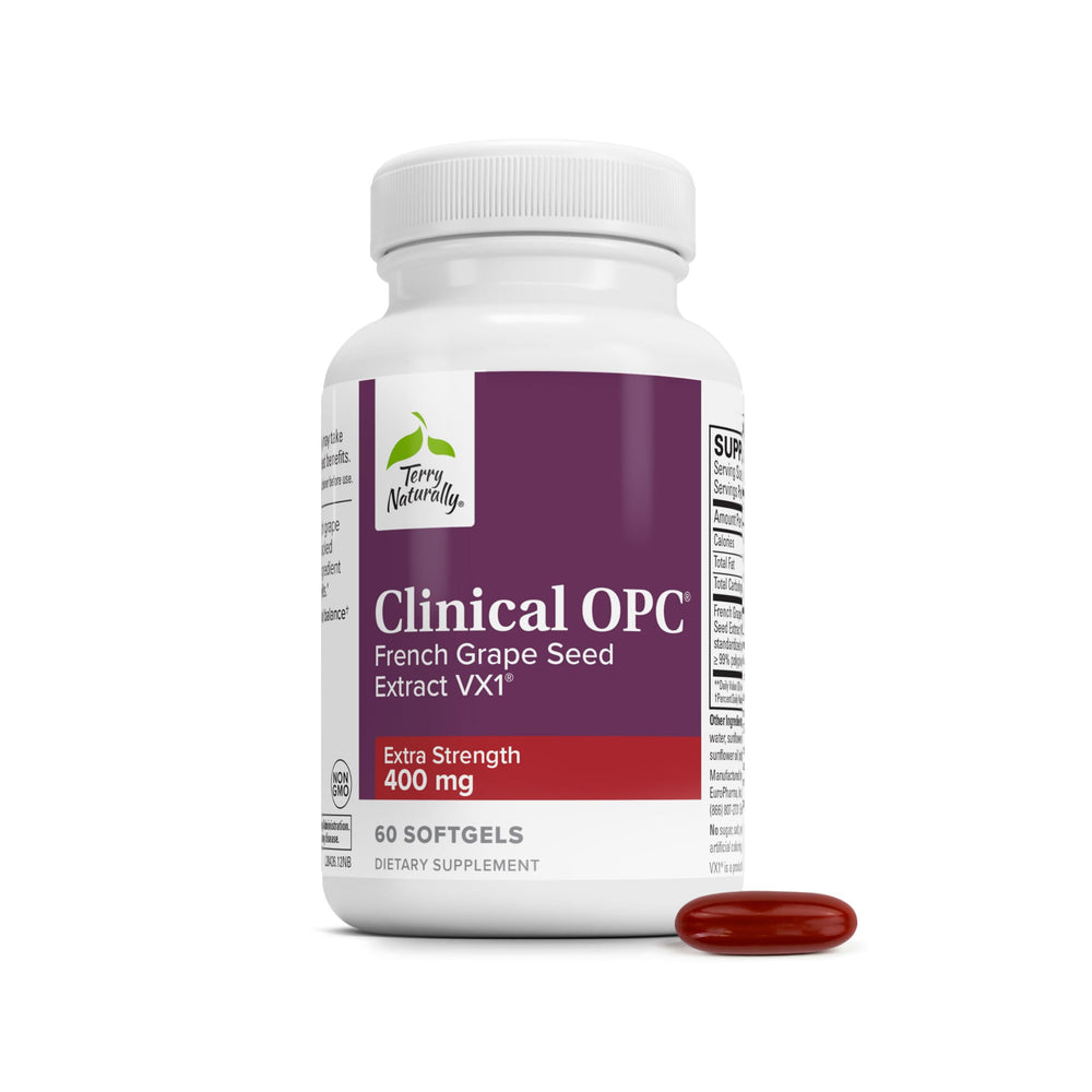 Terry Naturally envase frontal mostrando la marca y objetivo de salud cardiaca