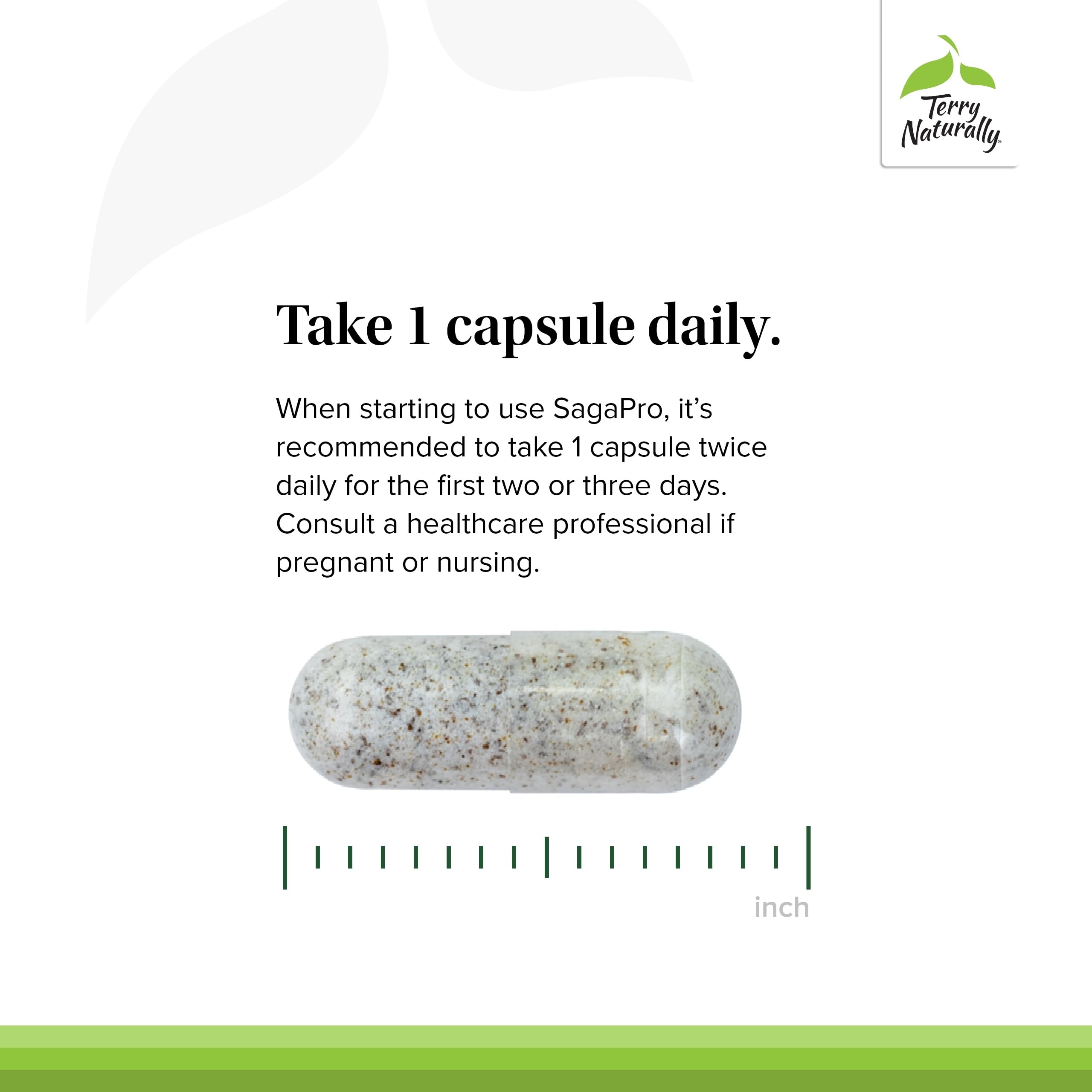 Terry Naturally hoja de Angelica archangelica, ingrediente natural