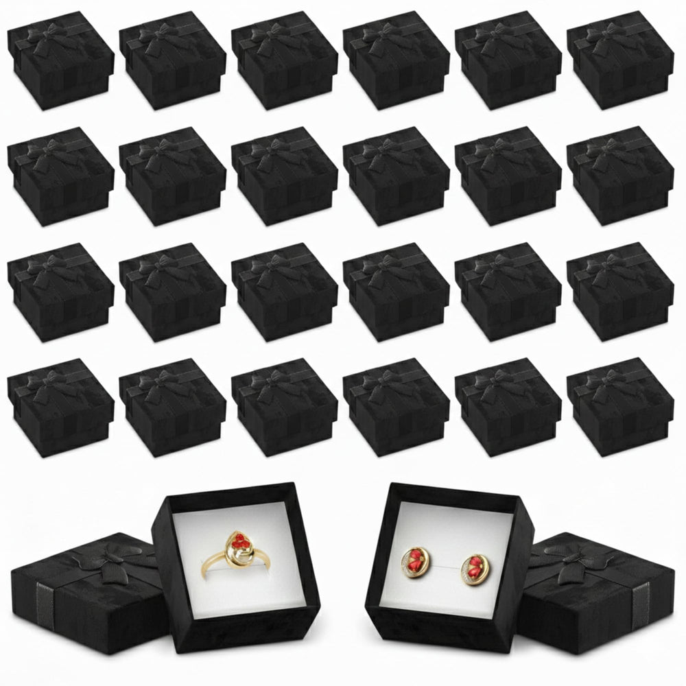 Tesorrio caja anverso elegante negro mostrando acabado profesional