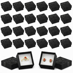 Tesorrio caja anverso elegante negro mostrando acabado profesional