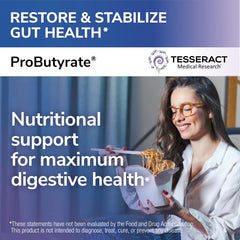 Tesseract ProButyrate cápsula en primer plano mostrando detalle y calidad