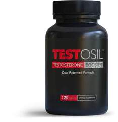 Leading Edge Health frasco Testosil frente mostrando diseño y confianza