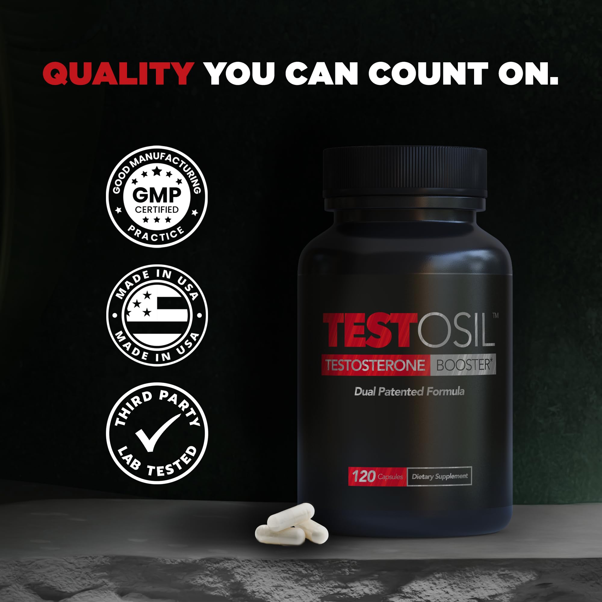 Leading Edge Health hombre entrenando usando Testosil para apoyo energético