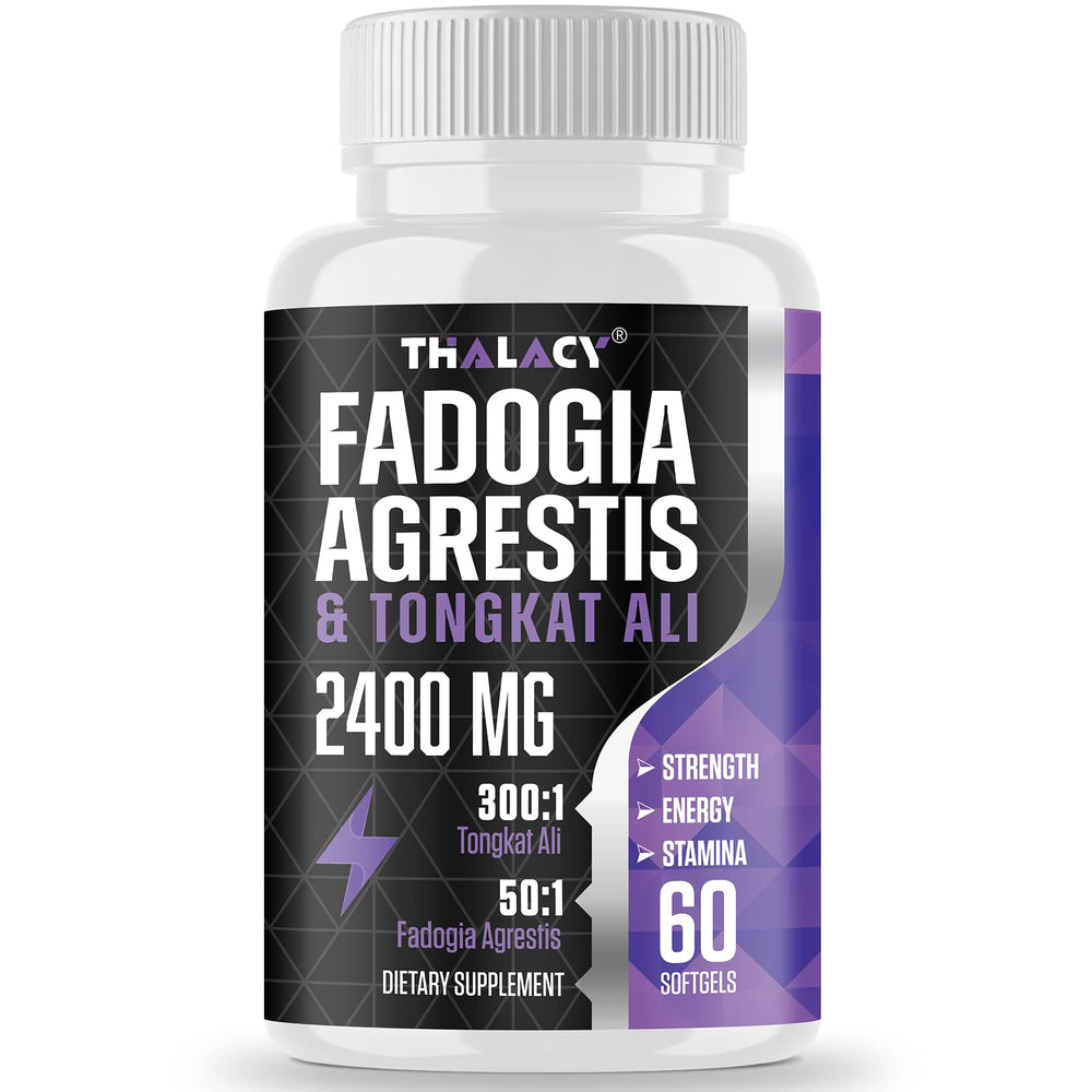 Thalacy frasco frente mostrando diseño y cantidad 60 softgels, opción concentrada
