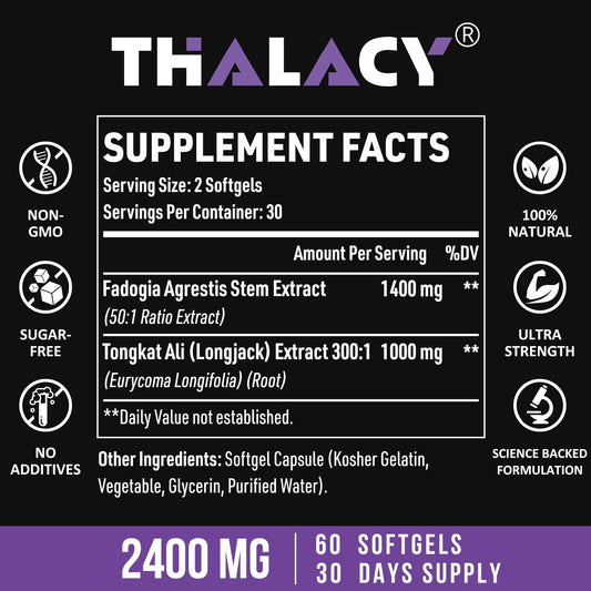 Thalacy textura de softgel en primer plano, muestra calidad y facilidad de ingestión