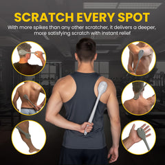 The Body Scratcher detalle del cabezal suave para zonas delicadas con confort