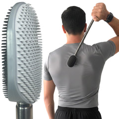 The Body Scratcher frontal del empaque mostrando producto y beneficios
