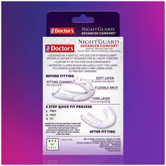 The Doctor's NightGuard guardado en estuche ventilado para higiene y transporte
