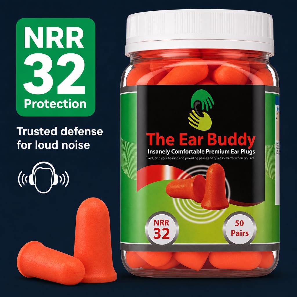 The Ear Buddy detalle de espuma ultrasuave para confort prolongado