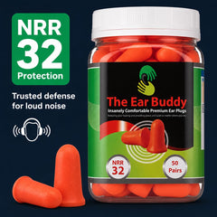 The Ear Buddy detalle de espuma ultrasuave para confort prolongado