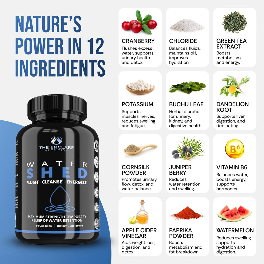 THE ENCLARE NUTRITION ingredientes naturales en mesa resaltando pureza