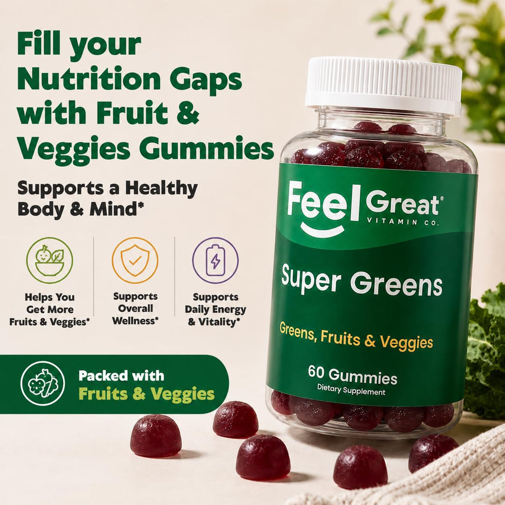 The Feel Great Vitamin Company textura de gominola, masticable y fácil de consumir
