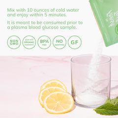 The Fresh Test bebida preparada en vaso sabor limonada menta listo para consumo
