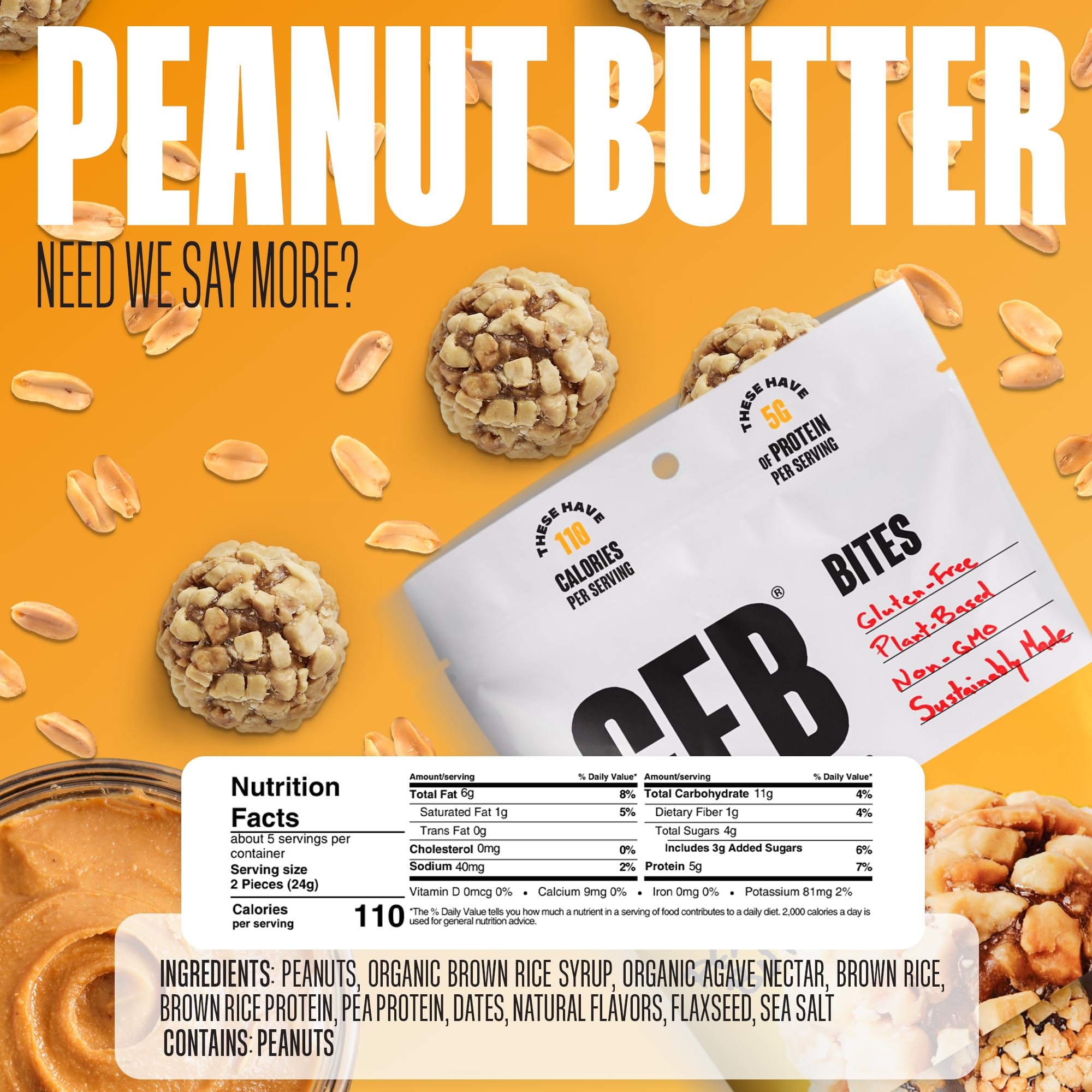 The GFB etiqueta con certificaciones gluten free y non-GMO para confianza