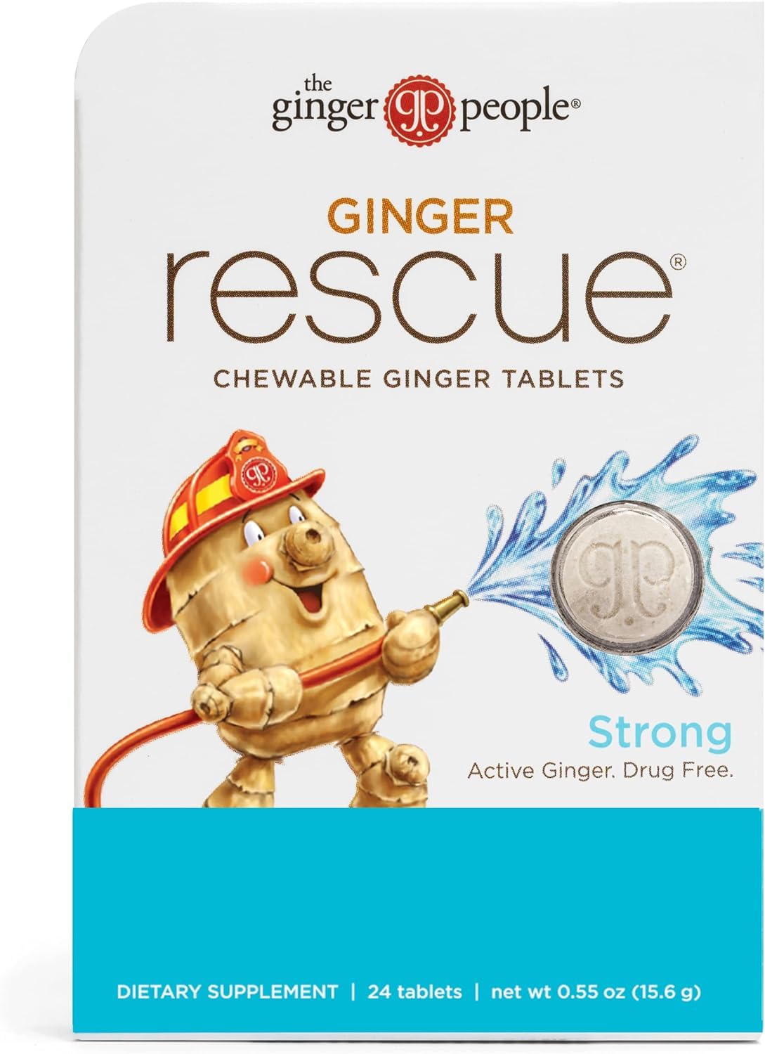 The Ginger People tableta en primer plano resaltando textura y sabor intenso