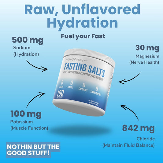 The Good Intentions Club polvo sin sabor detalle de textura, mezcla fácil