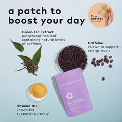 The Good Patch bolsita resellable abierta con 4 parches y practicidad para llevar