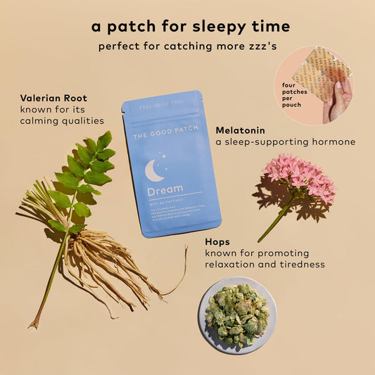 The Good Patch empaque con ocho parches, empaque compacto y transportable