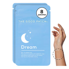 The Good Patch parche frontal mostrando diseño y adhesivo para aplicación fácil