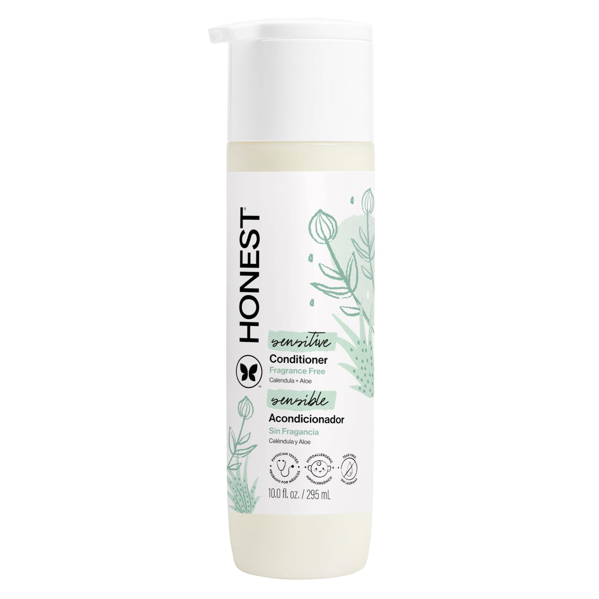 The Honest Company envase frontal limpia y segura para piel sensible