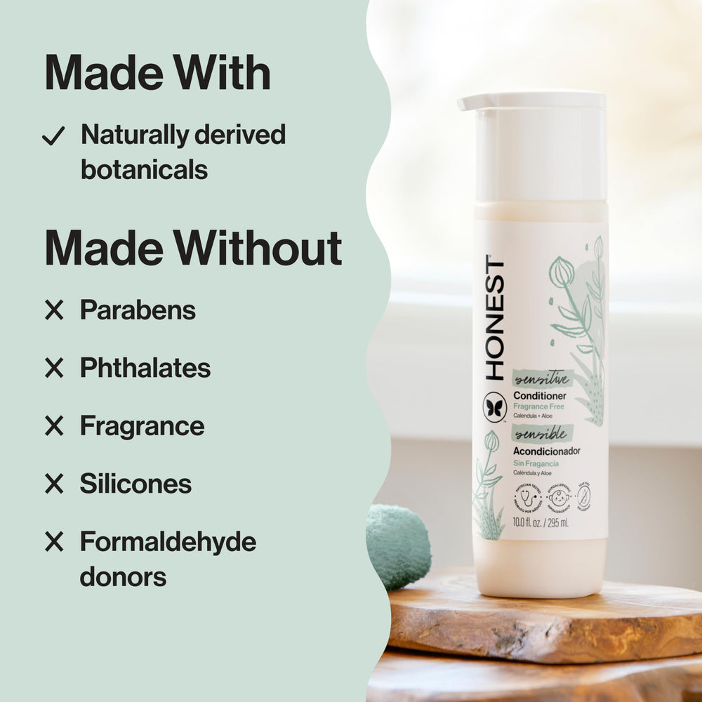 The Honest Company ingredientes naturales aloe y caléndula que calman y nutren