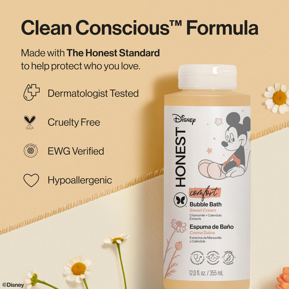 The Honest Company etiqueta de ingredientes naturales visible y legible