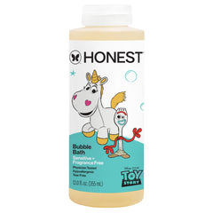 The Honest Company botella frente Toy Story, burbujas divertidas y seguras