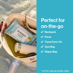 The Honest Company paquete en bolsa de playa listo para salir sin fragancia