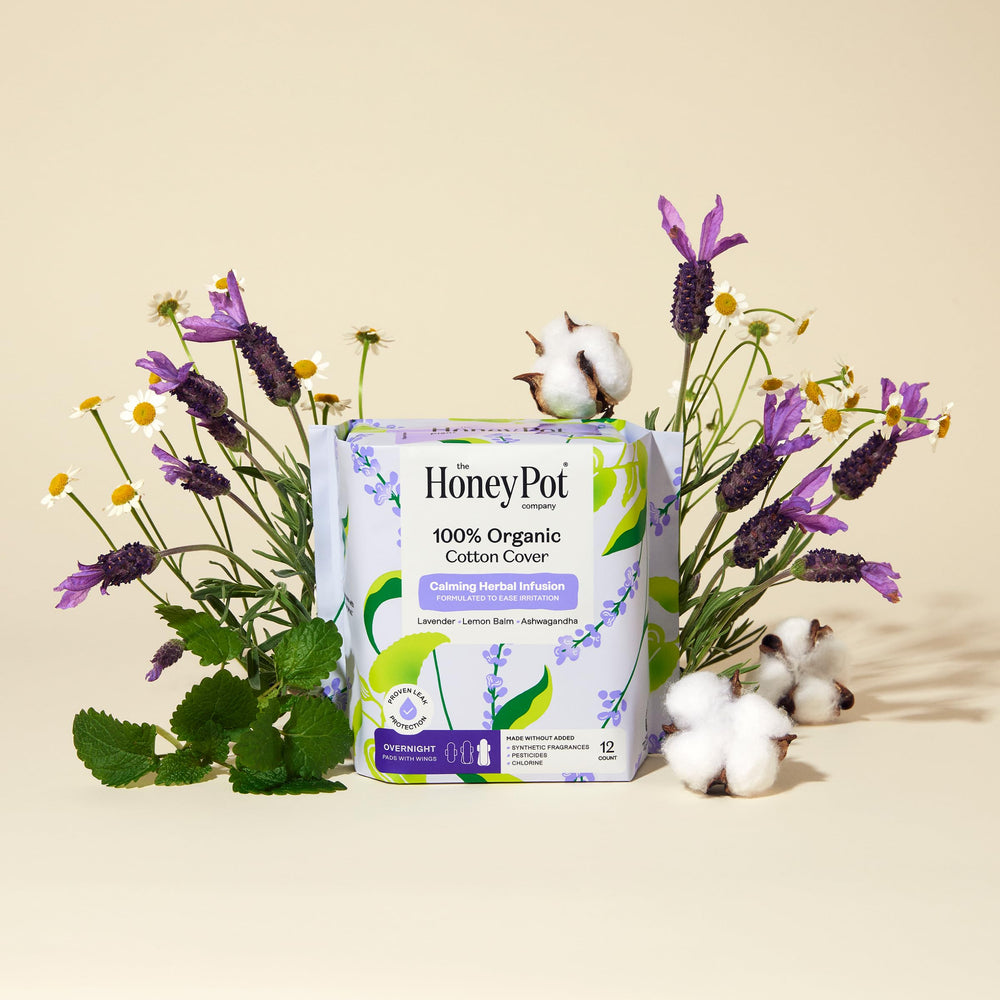 The Honey Pot Company comparación de tamaño para elegir cobertura adecuada