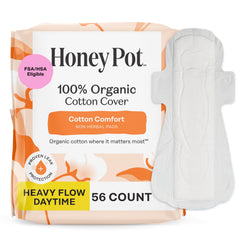 The Honey Pot Company empaquetado frontal mostrando protección y confianza