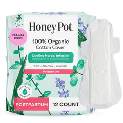 The Honey Pot Company empaque delantero mostrando diseño y beneficios
