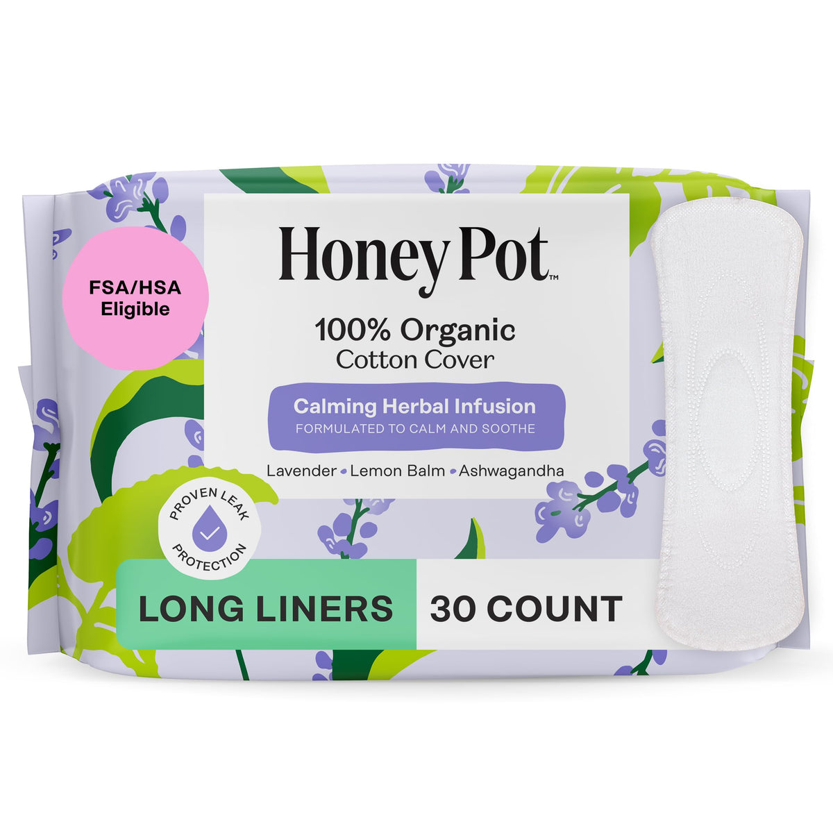 The Honey Pot Company empaque frontal mostrando producto y calma