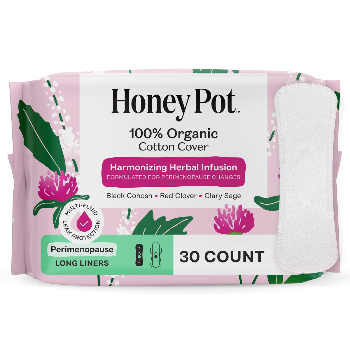 The Honey Pot Company empaque frontal mostrando diseño y beneficio de protección