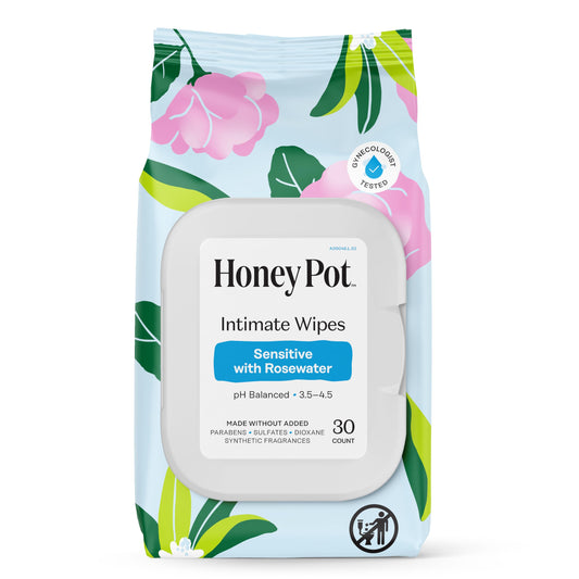 The Honey Pot Company empaque frontal mostrando diseño y facilidad de uso