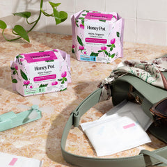The Honey Pot Company: empaque mostrando materiales y sostenibilidad