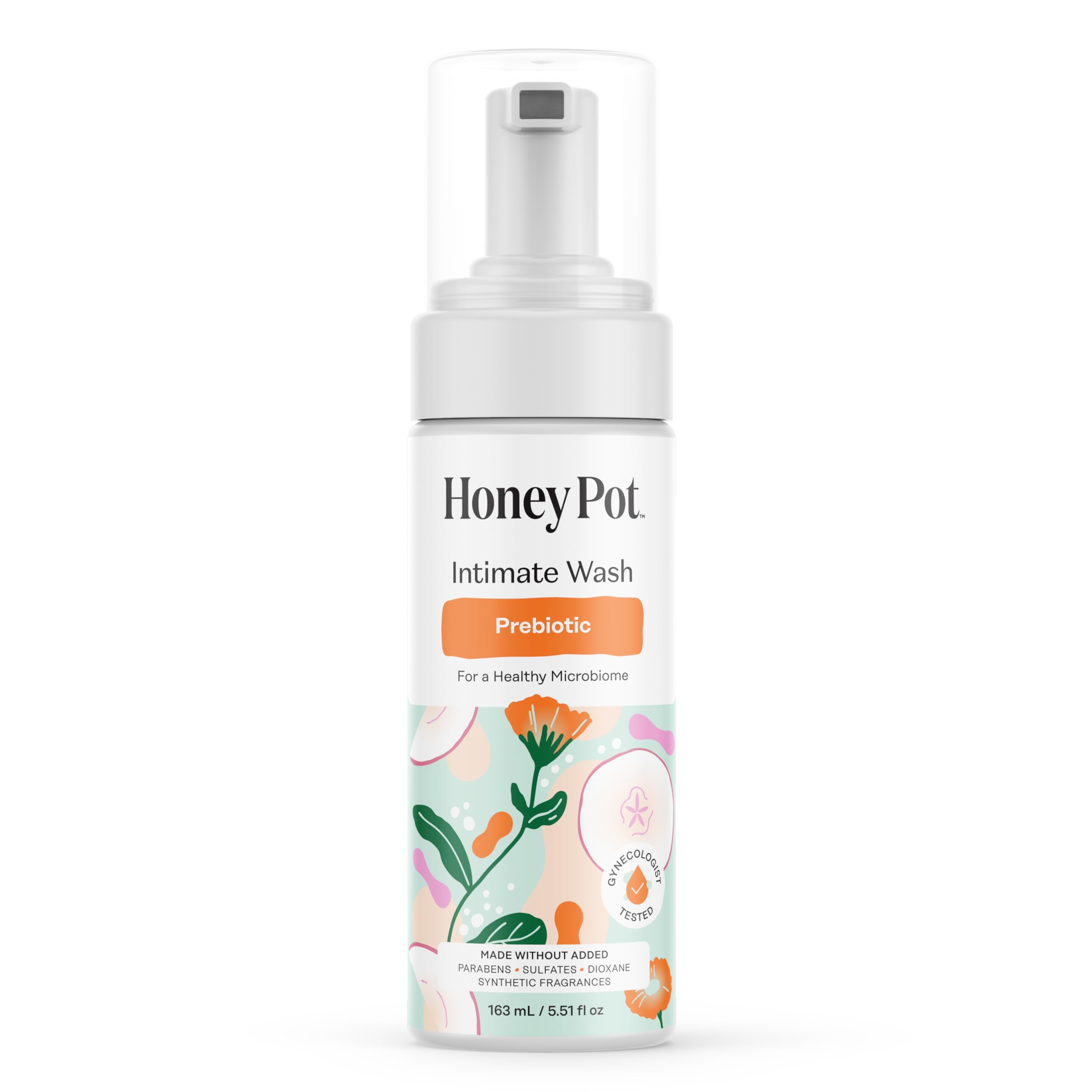 The Honey Pot Company botella frontal mostrando diseño y tamaño beneficioso