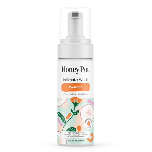 The Honey Pot Company botella frontal mostrando diseño y tamaño beneficioso